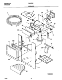 ICE DISPENSER Diagram and Parts List for FRS22ZGHD3  Frigidaire Refrigerator