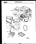 ICE DOOR, DISPENSER AND WATER TANKS Diagram and Parts List for MRS22WHBD0  Frigidaire Refrigerator