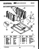 SYSTEM PARTS Diagram and Parts List for AC052N7A2  Frigidaire Air Conditioner