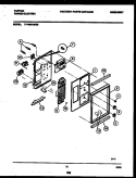 CONTROL PANEL Diagram and Parts List for 77-4950-23-05  Tappan Microwave Oven Combo