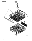 RACKS Diagram and Parts List for MDB124BFR1  Frigidaire Dishwasher