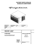 COVER Diagram and Parts List for FAC086L7A1  Frigidaire Air Conditioner
