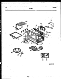 WRAPPER AND BODY PARTS Diagram and Parts List for 56-9991-10-01  Tappan Microwave