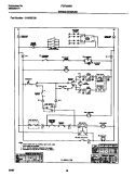 WIRING DIAGRAM Diagram and Parts List for FGF350BBWE  Frigidaire Range