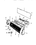 CONSOLE & CONTROLS Diagram and Parts List for LT800JXF1  Frigidaire Washer
