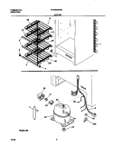 SYSTEM Diagram and Parts List for FFU09M5GW0  Frigidaire Freezer
