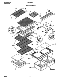 Part Location Diagram of 5303307842 Frigidaire SHELF