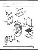 BODY PARTS Diagram and Parts List for CP302BP2Y1  Frigidaire Range
