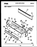CONSOLE AND CONTROL PARTS Diagram and Parts List for WA5820RW2  Frigidaire Washer