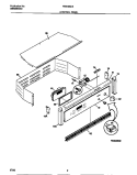 CONTROL PANEL Diagram and Parts List for FEB755CEBA  Frigidaire Wall Oven