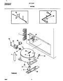SYSTEM Diagram and Parts List for MFC15D4FW2  Frigidaire Freezer