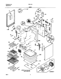 BODY Diagram and Parts List for FEFL77ABB  Frigidaire Range