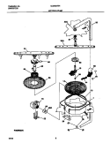 MOTOR Diagram and Parts List for GDB421RHS2  Gibson Dishwasher