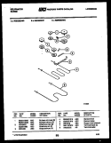 BROILER PARTS Diagram and Parts List for RER355DD0  Kelvinator Range