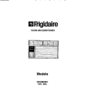 COVER Diagram and Parts List for AR12ME8N1  Frigidaire Air Conditioner