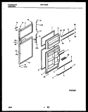 DOOR PARTS Diagram and Parts List for WRT17NRBD0  Frigidaire Refrigerator