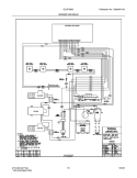 WIRING DIAGRAM Diagram and Parts List for GLGF388CQD  Frigidaire Range