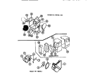 CONTROLS, DAMPER, FAN SECTION Diagram and Parts List for 95-2487-00-01  Tappan Refrigerator