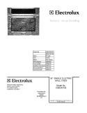 COVER Diagram and Parts List for E30EW75GPS2  Electrolux Wall Oven