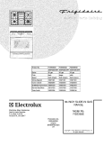 COVER Diagram and Parts List for FGS365EBD  Frigidaire Range