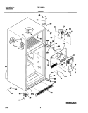 CABINET Diagram and Parts List for FRT15HB3AZ4  Frigidaire Refrigerator