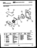 AIR HANDLING PARTS Diagram and Parts List for AK18E2RZA  Gibson Air Conditioner