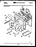 BODY PARTS Diagram and Parts List for 56-5897-10-02  Tappan Microwave