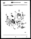 POWER CONTROL Diagram and Parts List for 77-4987-00-05  Tappan Microwave Oven Combo
