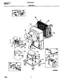 UNIT PARTS Diagram and Parts List for MDDQ40FW3  Frigidaire Dehumidifier