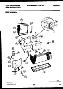Part Location Diagram of 5308006449 Frigidaire BAFFLE-EVAPORATOR