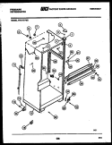 CABINET PARTS Diagram and Parts List for FPZ17TFH3  Frigidaire Refrigerator