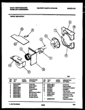 AIR HANDLING PARTS Diagram and Parts List for MAS183P2A1  Frigidaire Air Conditioner