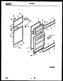DOOR PARTS Diagram and Parts List for MRT19PNAW0  Frigidaire Refrigerator