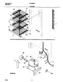 SYSTEM Diagram and Parts List for MFU09M2GW3  Frigidaire Freezer