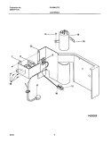 CONTROLS Diagram and Parts List for FAH096J2T3  Frigidaire Air Conditioner