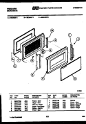 Part Location Diagram of 5308037756 Frigidaire PANEL