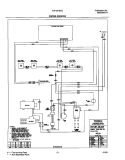 WIRING DIAGRAM Diagram and Parts List for FGF337BCC  Frigidaire Range