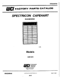 COVER Diagram and Parts List for CDH13E1  Frigidaire Dehumidifier