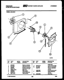 AIR HANDLING PARTS Diagram and Parts List for A05LH5K1  Frigidaire Air Conditioner