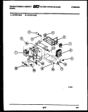 POWER CONTROL Diagram and Parts List for 57-2707-00-03  Tappan Microwave
