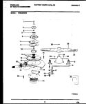 MOTOR PUMP PARTS Diagram and Parts List for FDB232RBR0  Frigidaire Dishwasher