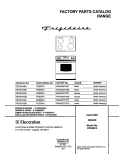 COVER Diagram and Parts List for FES367AQB  Frigidaire Range