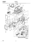 ICE MAKER Diagram and Parts List for MRT21TNBD3  Frigidaire Refrigerator