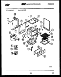 BODY PARTS Diagram and Parts List for 31-1049-23-01  Tappan Range