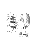 SYSTEMS Diagram and Parts List for UFS101SM3W  Kelvinator Freezer
