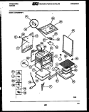 BODY PARTS Diagram and Parts List for GPG35BPM1  Frigidaire Range