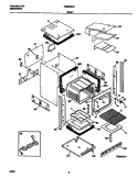 BODY Diagram and Parts List for TGB500CFB1  Tappan Wall Oven