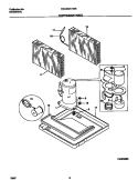 COMPRESSOR PARTS Diagram and Parts List for WAC052T7A2B  Frigidaire Air Conditioner
