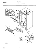 CABINET / CONTROL / SHELVES Diagram and Parts List for TFU17M5EW0  Tappan Freezer