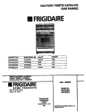 COVER Diagram and Parts List for FGF353CASG  Frigidaire Range